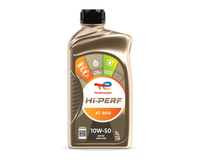 Bidon d huile moteur TotalEnergies Hi-Perf 4T 900 10W-50