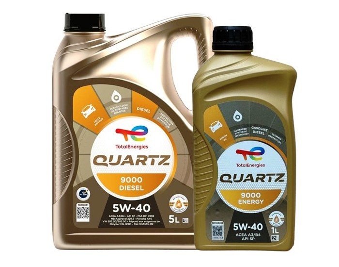 Bidon de lubrifiant TotalEnergies QUARTZ 9000 Energy 5W-40