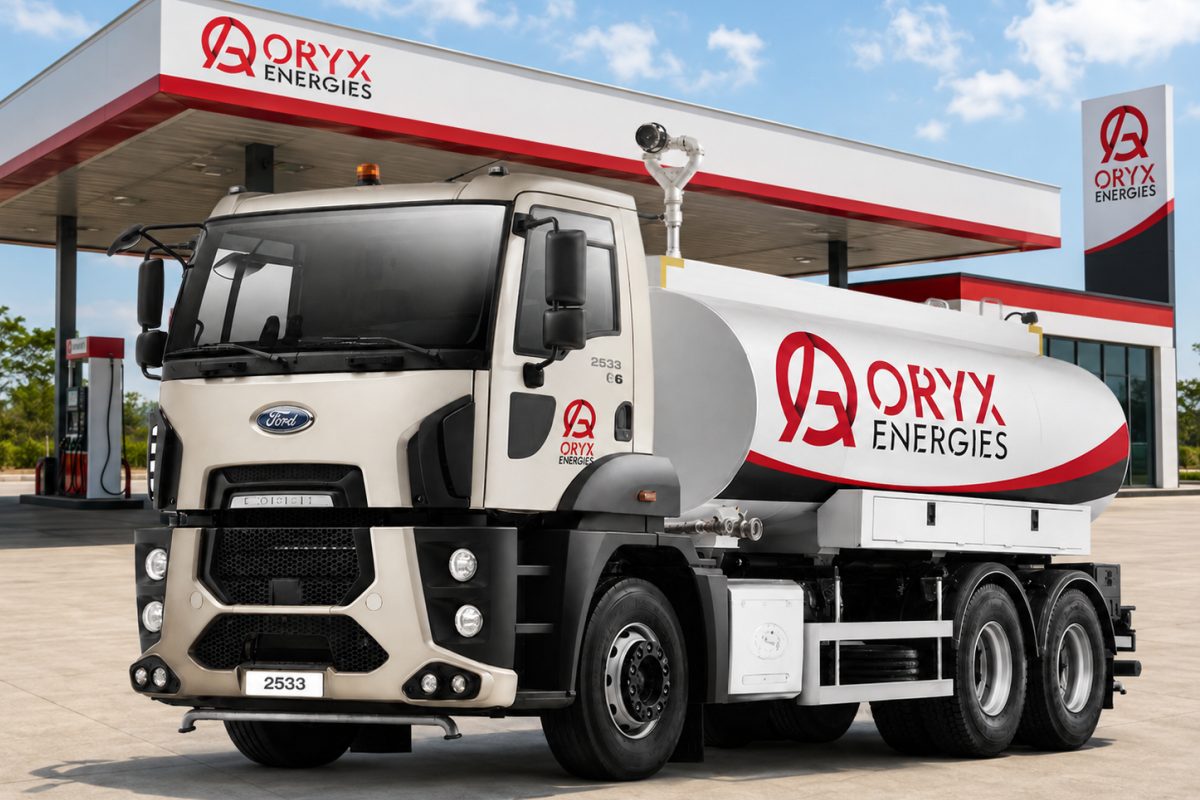 Station-service GROUPEN aux couleurs ORYX ENERGIES
